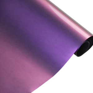Vinilo termotransferible textil camaleón violeta / dorado