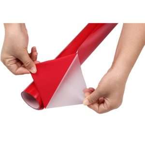Vinilo termotransferible textil PU rojo