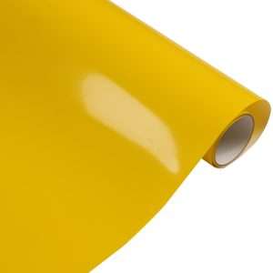 Vinilo termotransferible textil PU amarillo