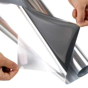 Vinilo termotransferible textil metálico plata
