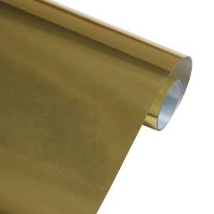 Vinilo termotransferible textil metálico oro