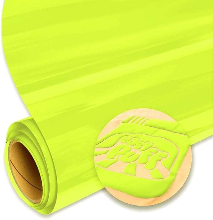 Vinilo termotransferible textil Siser EasyPuff amarillo neón
