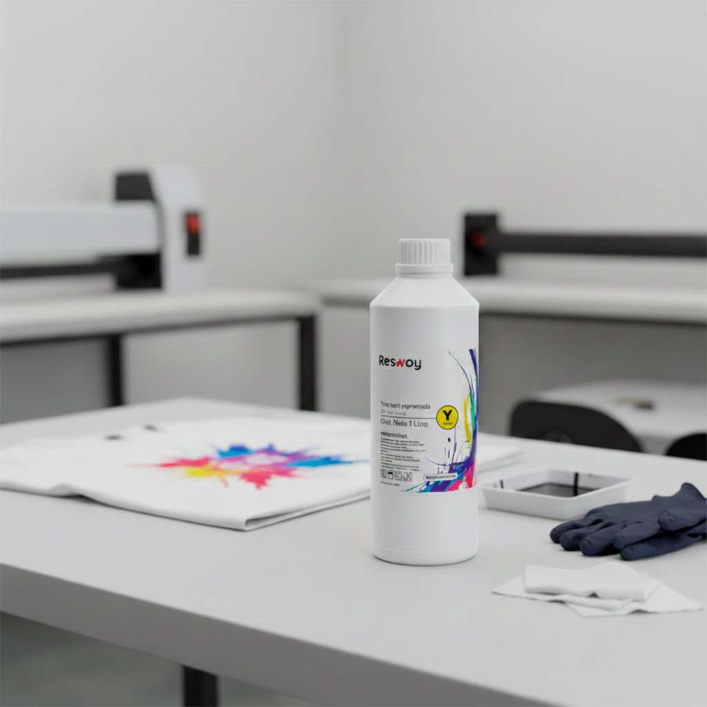 Tinta para impresora DTF amarilla Reswoy x1L - Imagen 3