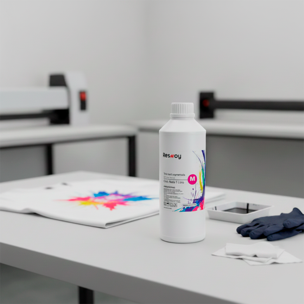 Tinta para impresora DTF magenta Reswoy x1L - Imagen 3