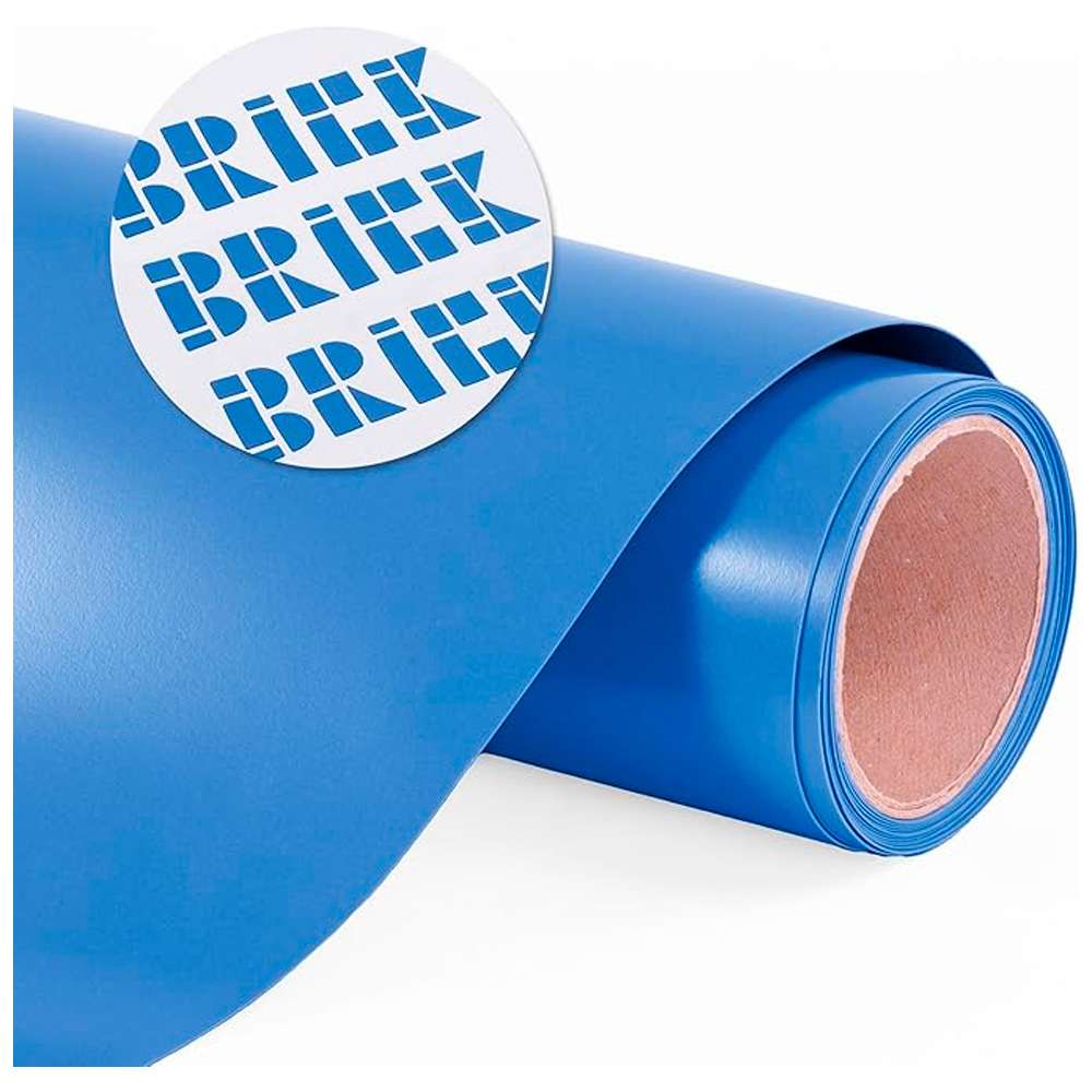 Vinilo termotransferible textil Siser Brick 600 azul