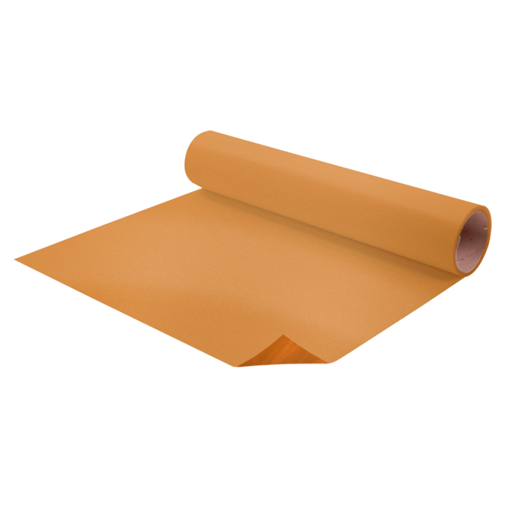 Vinilo termotransferible textil PU Premium Plus dorado - Imagen 2