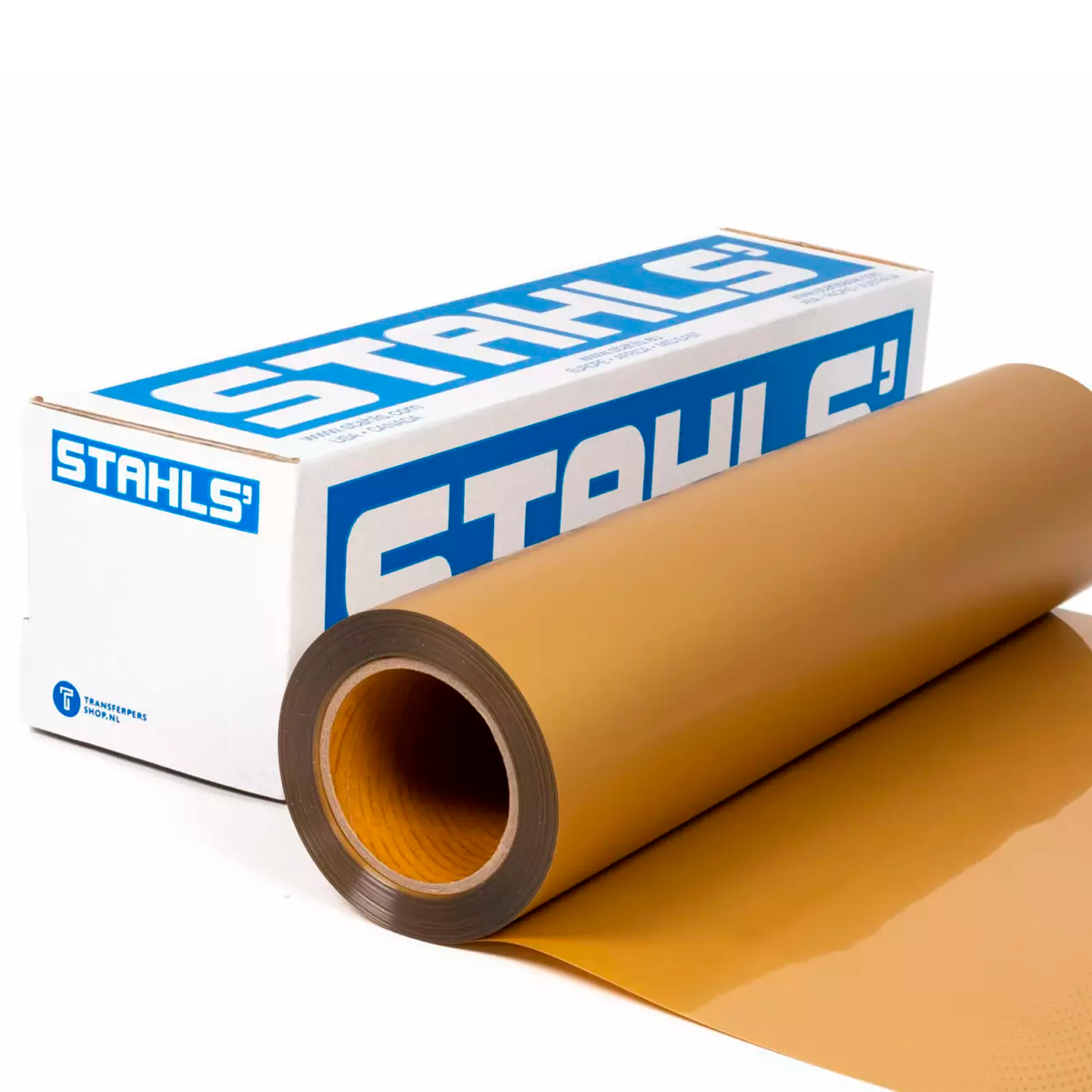Vinilo termotransferible textil PU Premium Plus dorado